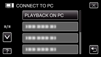 PLAYBACK ON PC